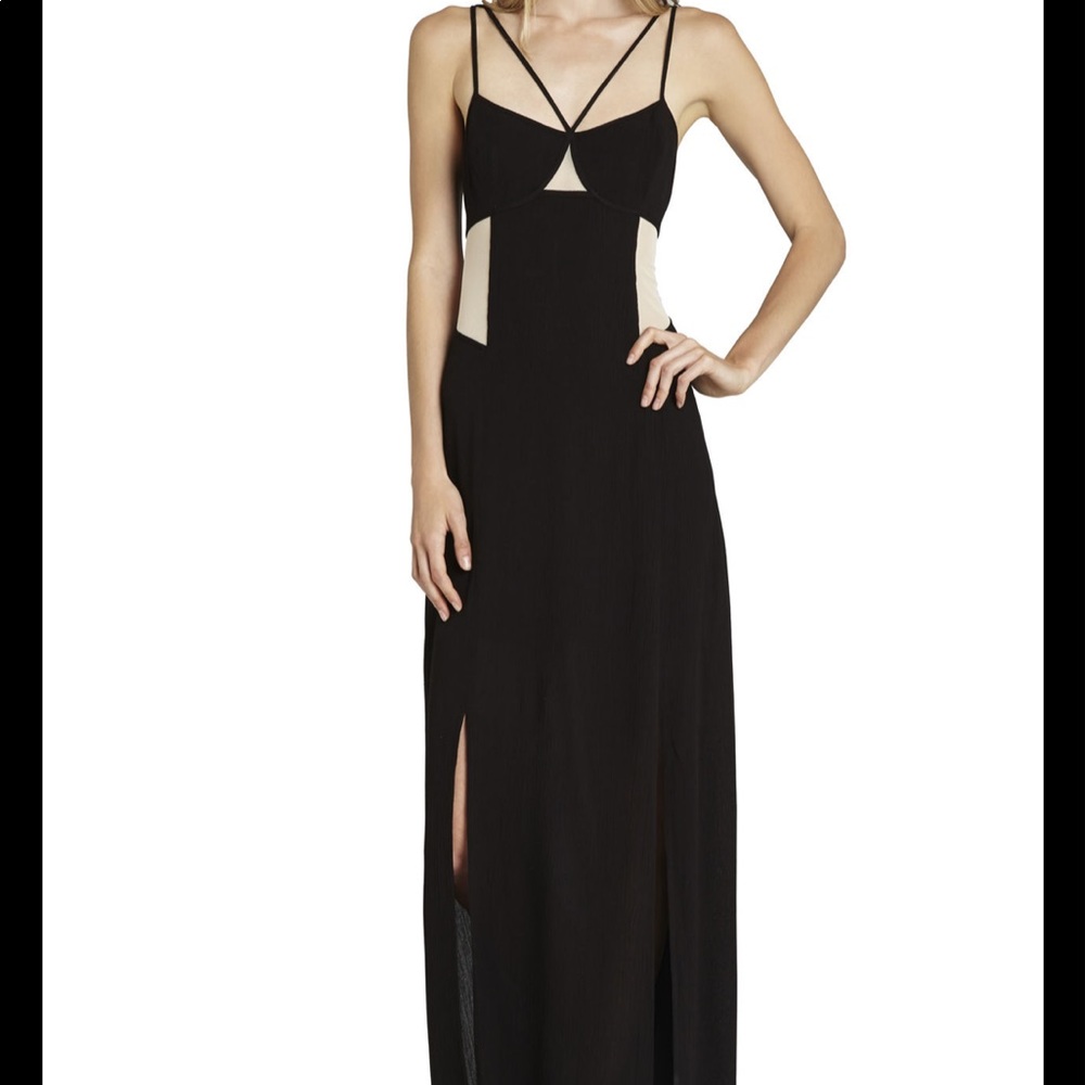 Bcbgeneration mesh panel maxi dress!